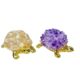 Cross-border Hot-selling Natural Crystal Original Stone Cluster Auspicious Longevity Little Turtle Creative Crafts Ornaments Jewelry Explosions