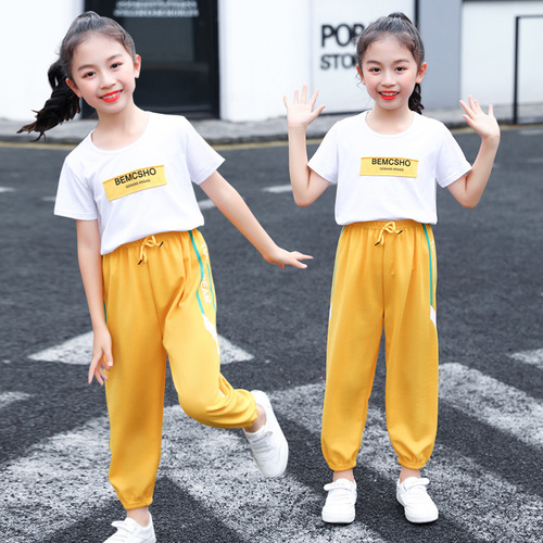 Children's Leisure Insect-Proof Pants Summer Thin Boys' and Girls' Chilled Silk Leisure Pants Sports Pants Long Pants Wholesale
