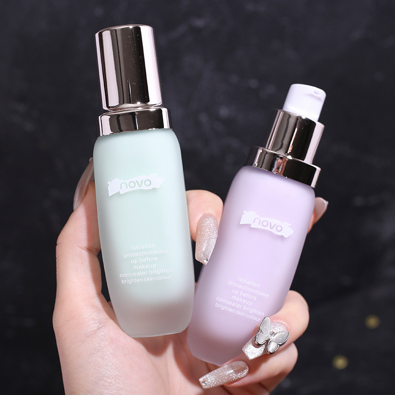 NOVO Silky Moisturizing Makeup Base Cream for Dry Skin, Creamy Skin, Moisturizing, Concealing, Brightening Skin Tone, Student Makeup Primer