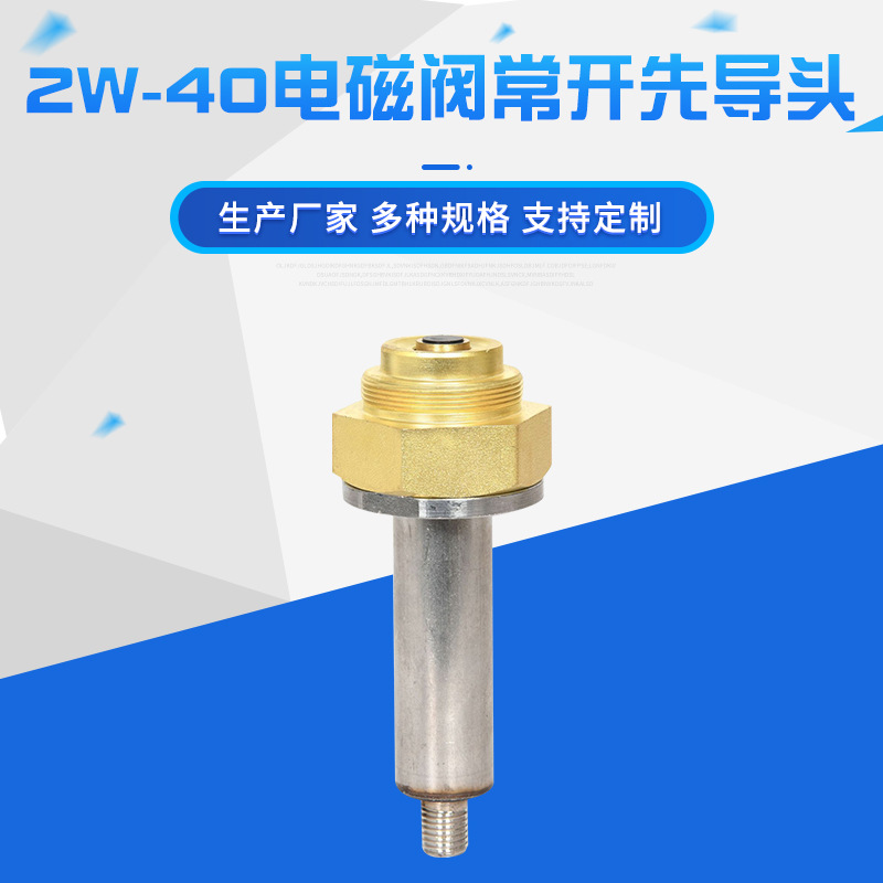 2W-40常开先导头 2W电磁阀阀杆 塑料电磁阀配件电磁水阀配件