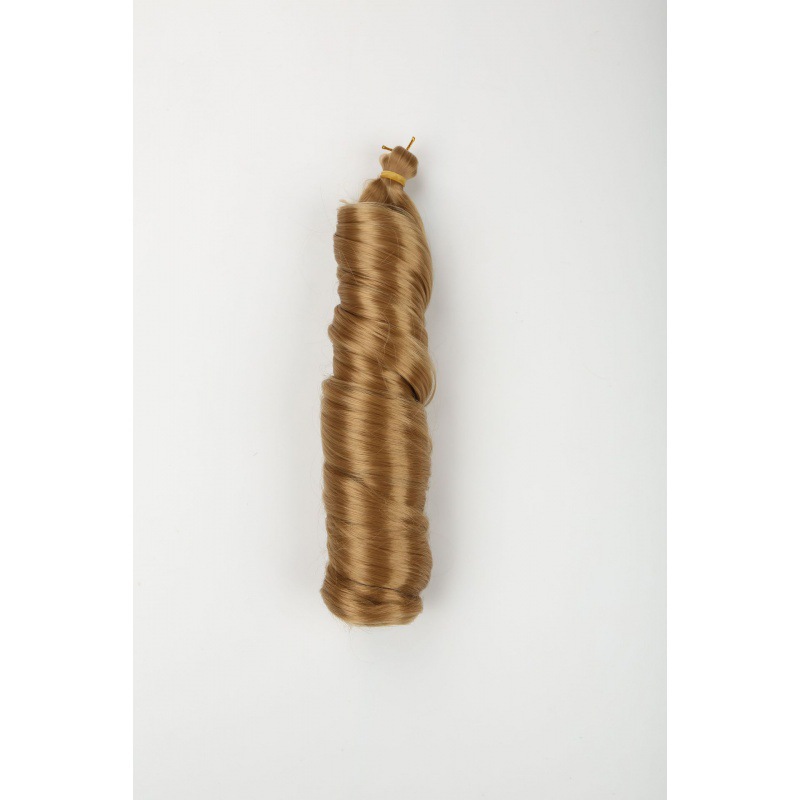 Peluca de trenzas francesas, trenzas de ganchillo con ondas sueltas francesas