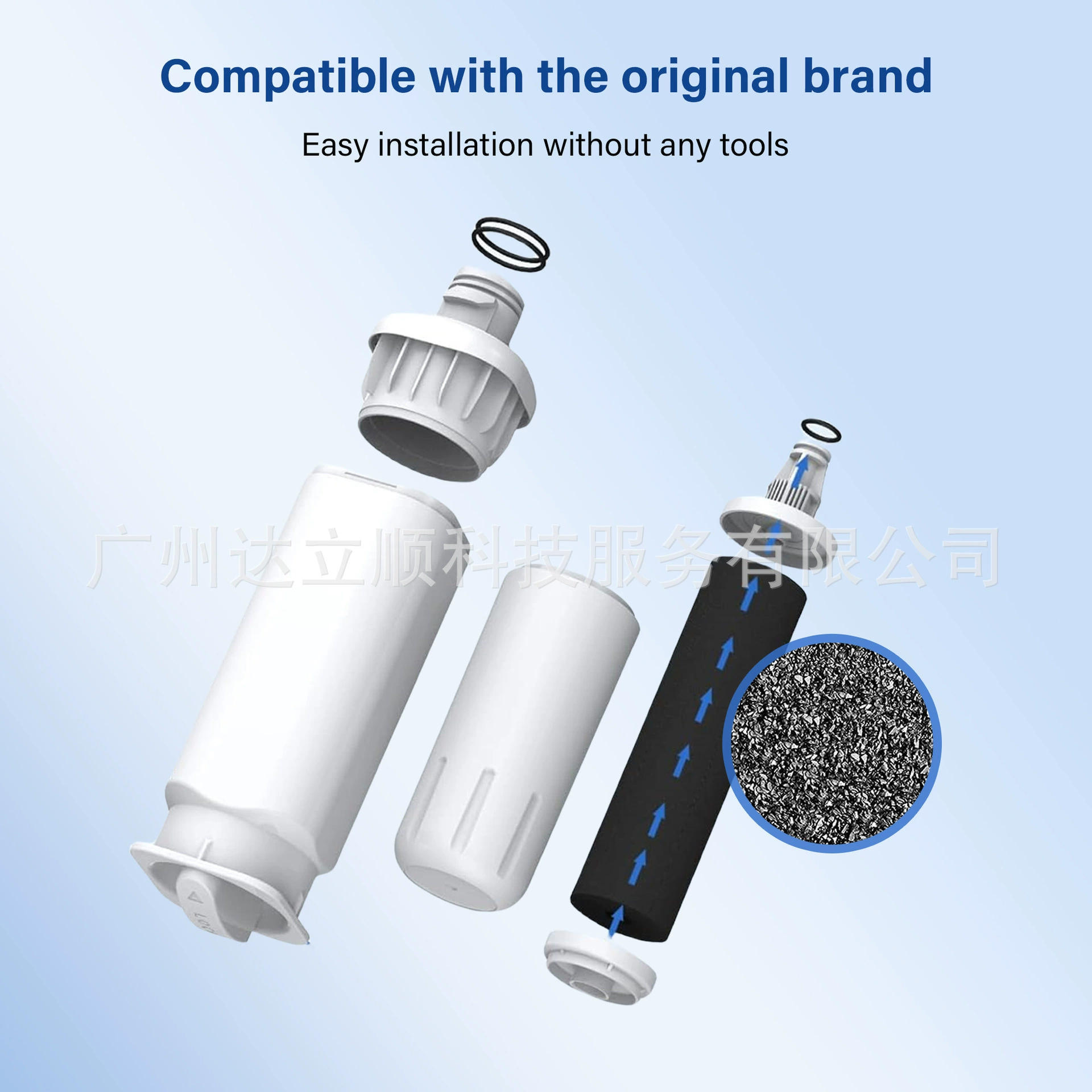 Фильтр холодильника DA97-17376B DA97-08006C, водяной фильтр