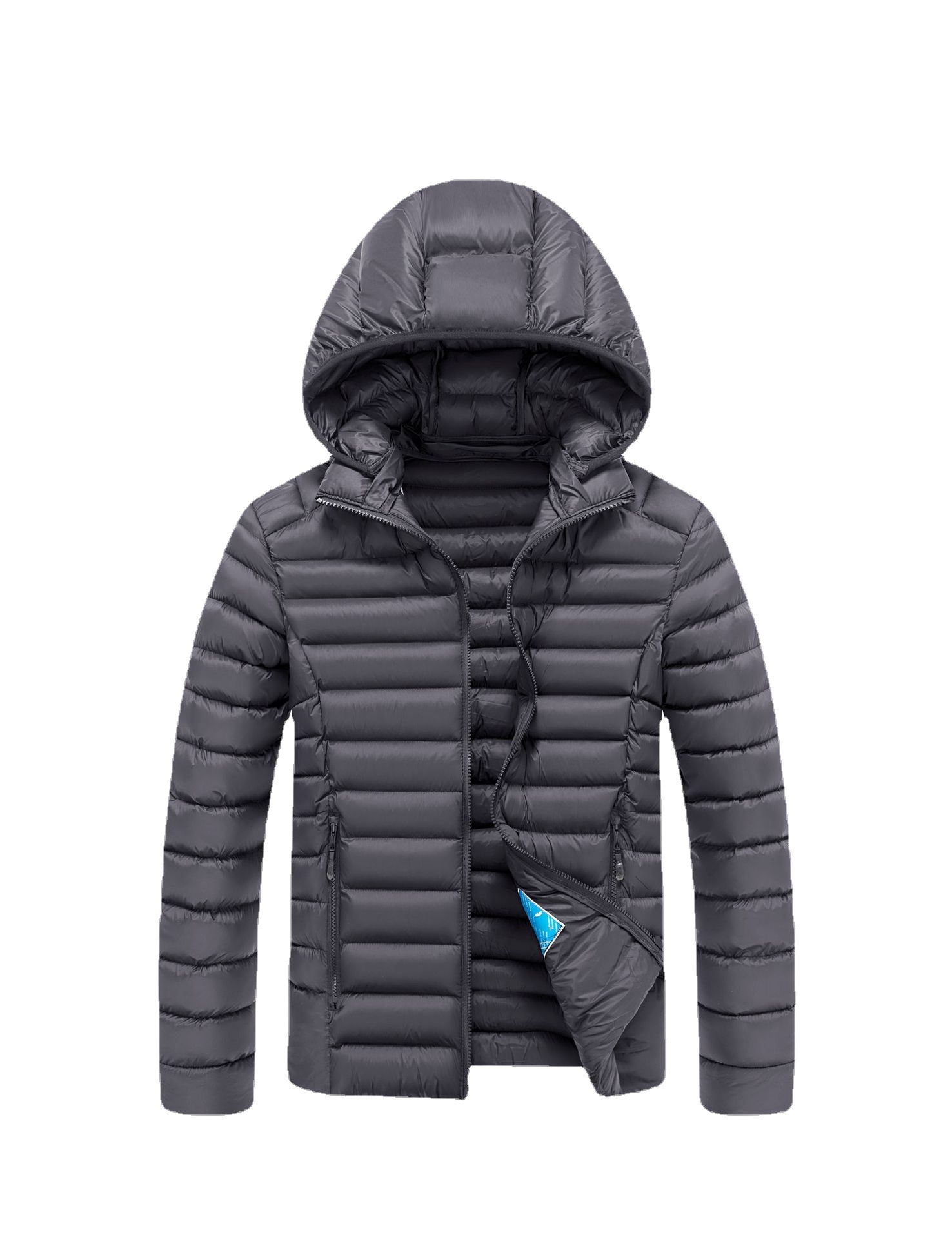 2026 invierno transfronterizo algodón casual de moda simple desmontable algodón con capuz hombre algodón cálido chaqueta casual