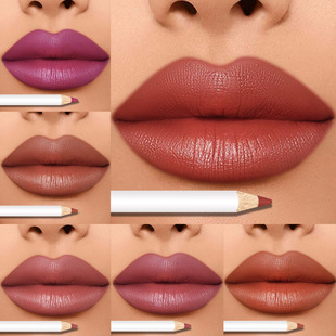 Cross-Border Exclusive Chooserasme Matte Matte 6-Piece Mixed Color Lip Liner Lip Set European and American Bean Paste Color