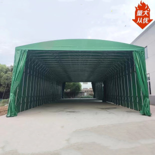 Movable Sliding Awning Outdoor Activities Basketball Court Awning Large Warehouse Awning Retractable Electric Awning