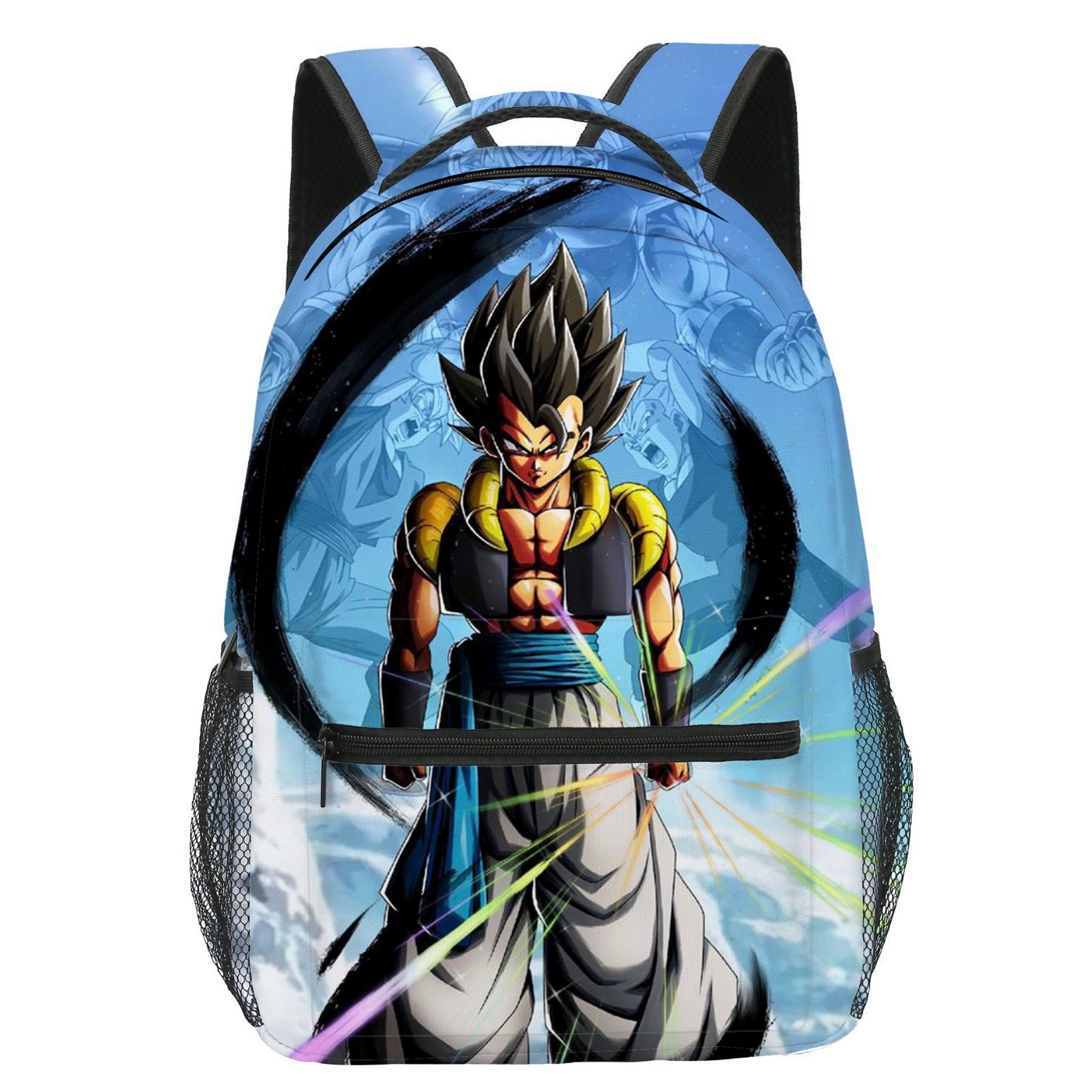 3D transfronterizo impresión de doble cara siete bolas de dragón nuevo dibujo animado bolsas escolares de estudiantes de primaria y secundaria mochila para niños mochila