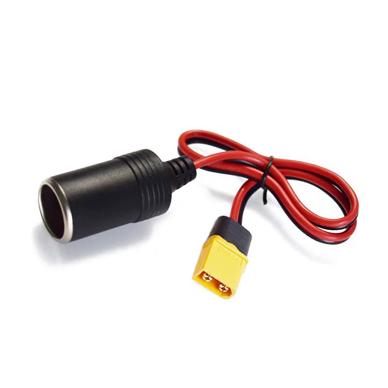 Factory direct XT60 male and female cigarette lighter female connection inorganic model aircraft battery xt60 power supply line