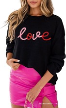 LEMAFER Women 2026 Merry Christmas Round Neck Sequi ��Ůͬ��