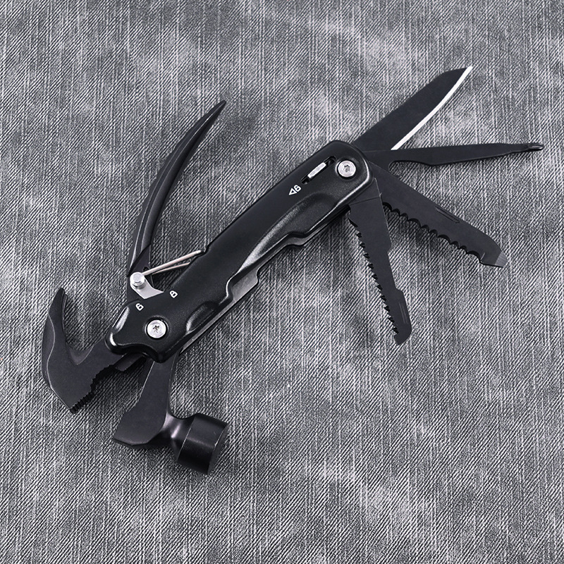 羊角锤多功能工具钳一体锤野外露营便捷工具地钉锤户外多功能刀