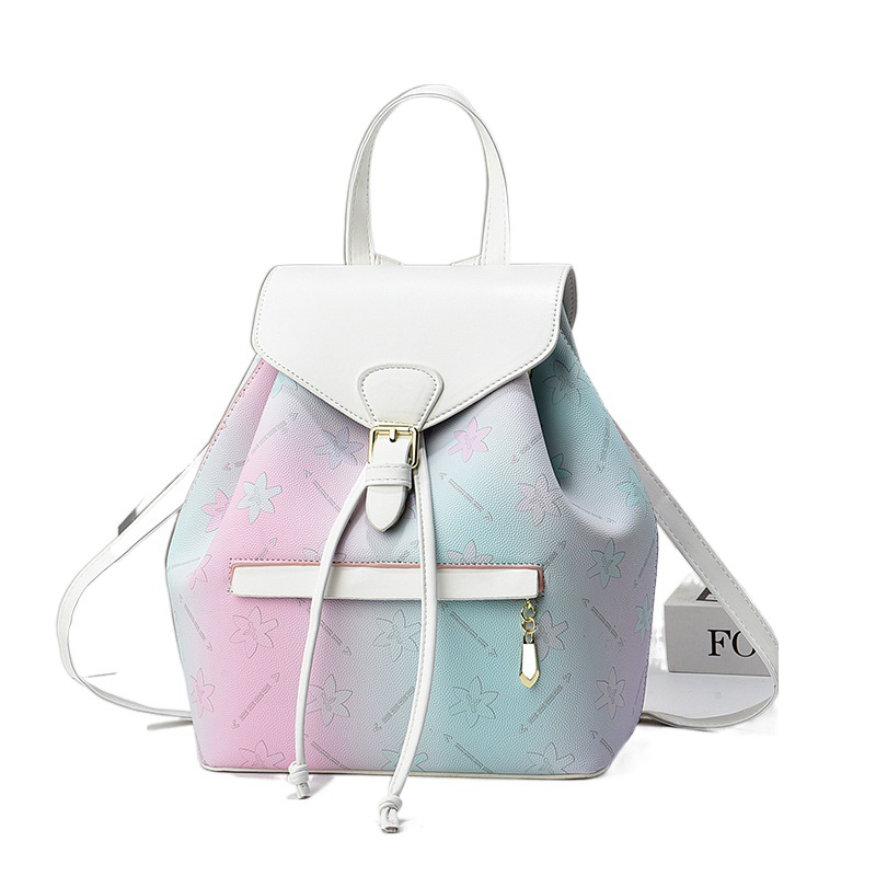 Nueva mujer de mediana edad mochila de viaje de cuero suave mochila pequeña bolsa de doble propósito mochila de gran capacidad bolsas de mujer