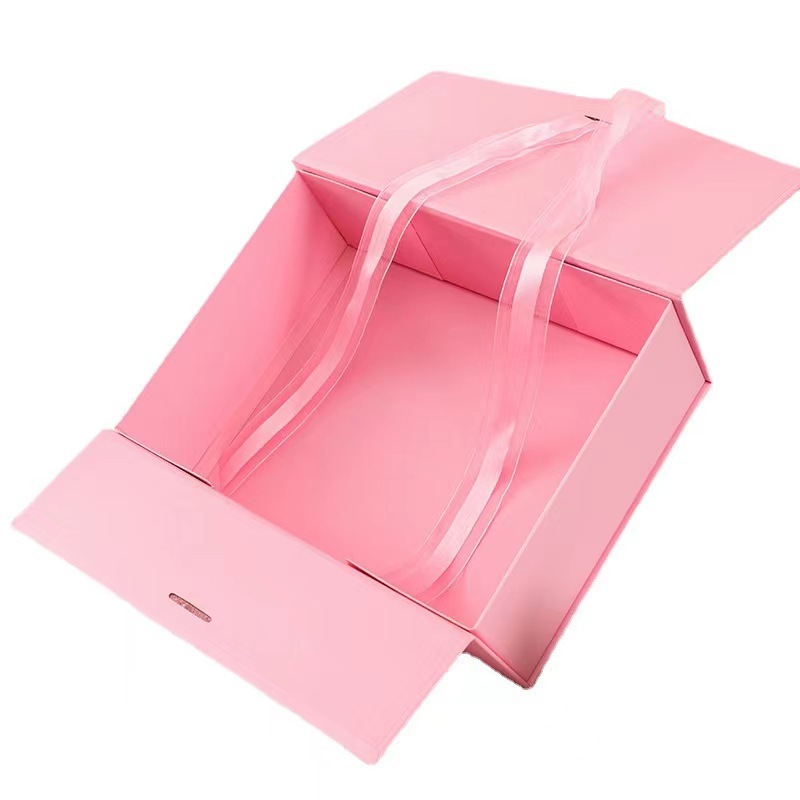 Caja de Regalo con Lazo, Plegable, con Cinta Decorativa, Tipo Sobre, Venta al Por Mayor