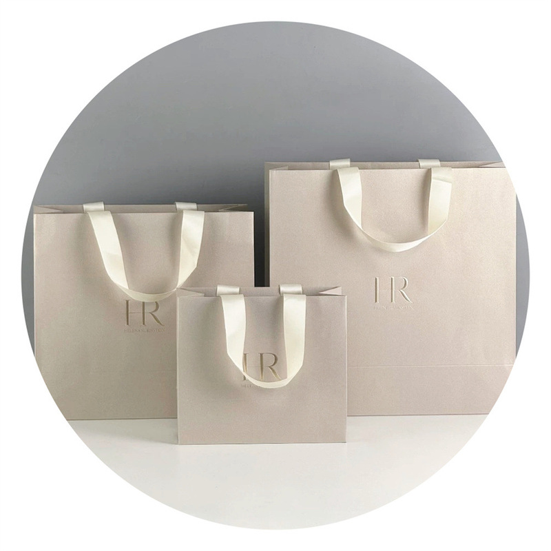 Printed Luxury Small Recycle Shopping Bag Gift Paper Bag, Jewelry Packaging with Handles