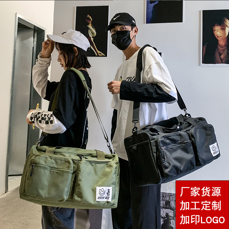 旅行包大容量独立鞋仓手提包运动瑜伽健身包韩版时尚潮酷单肩背包