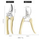 Stainless steel elbow branch scissors strong garden pruning shears outdoor gardening fruit picking shears labor-saving fruit tree coarse branch shears
