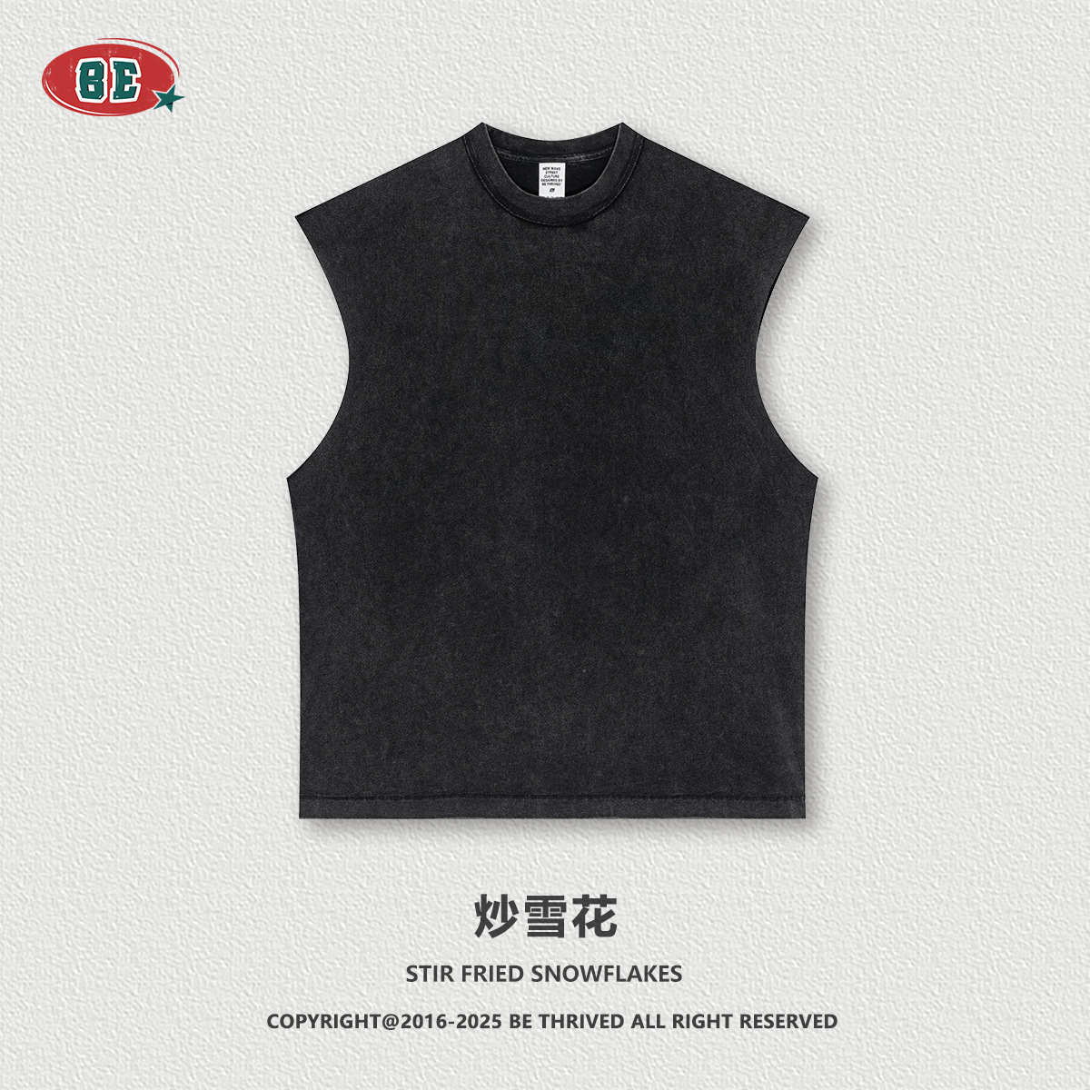 Be Hombres| 2025 verano Europa y Estados Unidos comercio exterior transfronterizo camiseta deportiva relajada acondicionamiento físico camiseta de hombro sin mangas chaleco hombre
