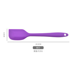 Silicone spatula, home baking cake cream spatula, integrated mixing scraper, easy to clean colorful macarons