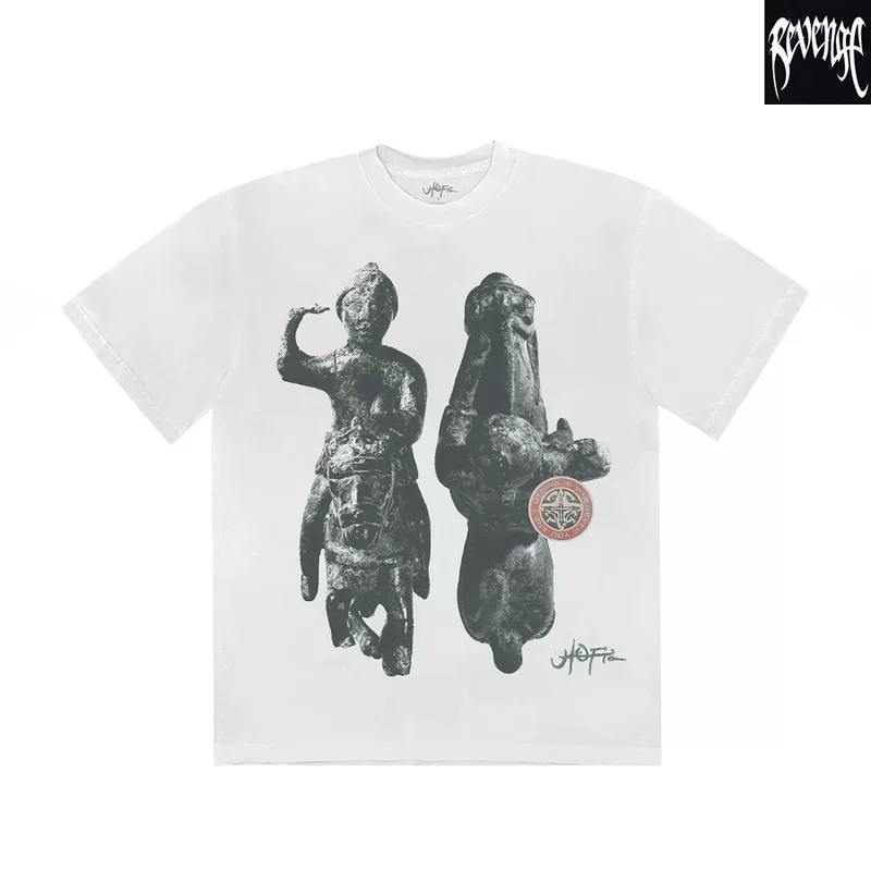 Футболка Travis Scott Utopia Circus Maximus Circus Stone Man Short Sleeve