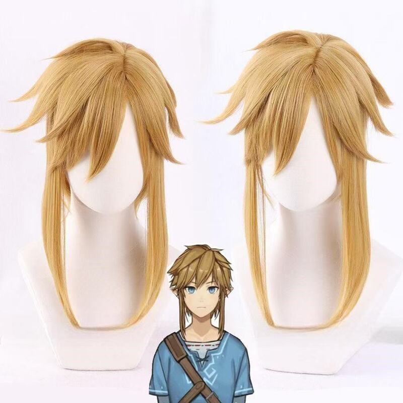 Silky Zelda Legend Wig Breath of the Wild Style Cosplay Wig Link Realistic Top Cosplay Wig Silky Zelda Legend Wig Breath of the Wild Style Cosplay Wig Link Realistic Top Cosplay Wig