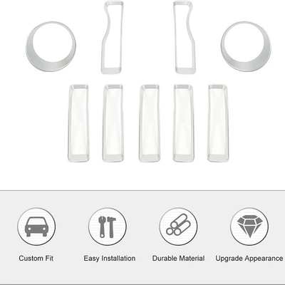 Headlight Ring Center Net Ring – Digər kuzov və aksesuarlar - white