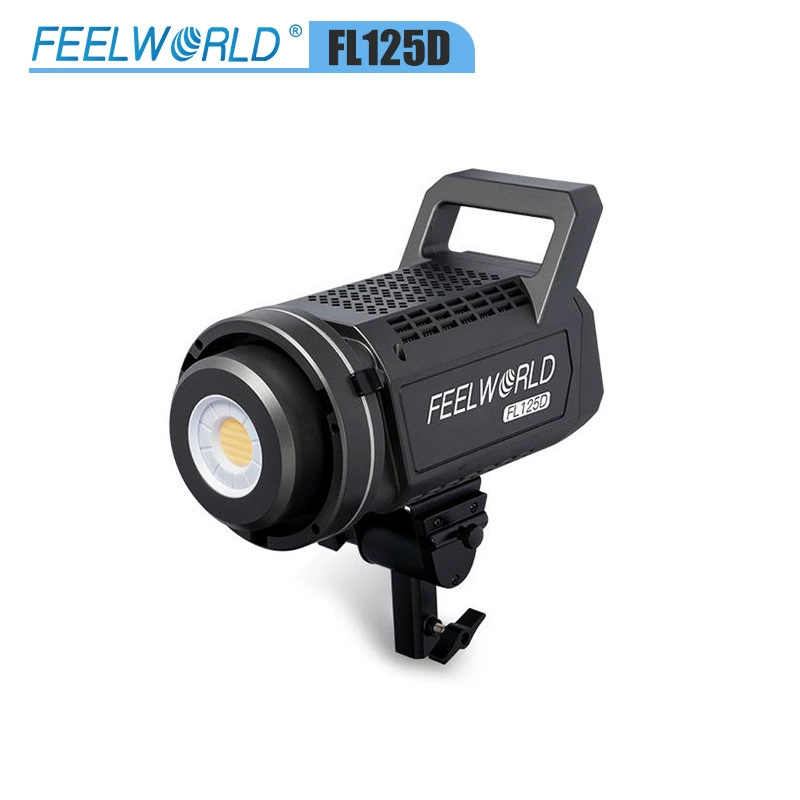 Fulweide FL125D 125W однотонный точечный источник света для кино и телевидения, прожектор, управление через Bluetooth APP, COB свет