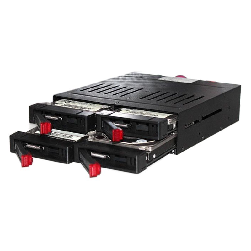 Caja de disco duro de cuatro discos chasis caja de disco duro multi-disco SATA caja de disco duro incorporada venta directa de fábrica entrega de una pieza