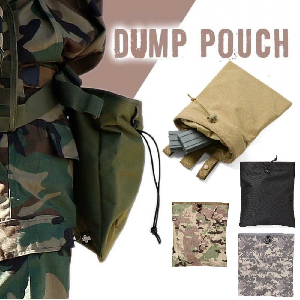Hoyoo Outdoor Tactical Large Recycling Bag Многофункциональная сумка для хранения всякой всячины Камуфляжная армейская поясная сумка на шнурке