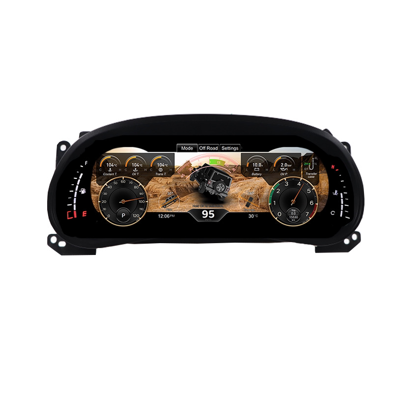 Suitable for Jeep Wrangler Jk/Jl 2011-2023 Lcd Dashboard with Linux System, Plug and Play