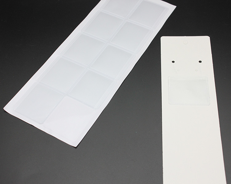 韩版首饰包装塑料背袋子PE项链尾袋不干胶挂带项链背带10片