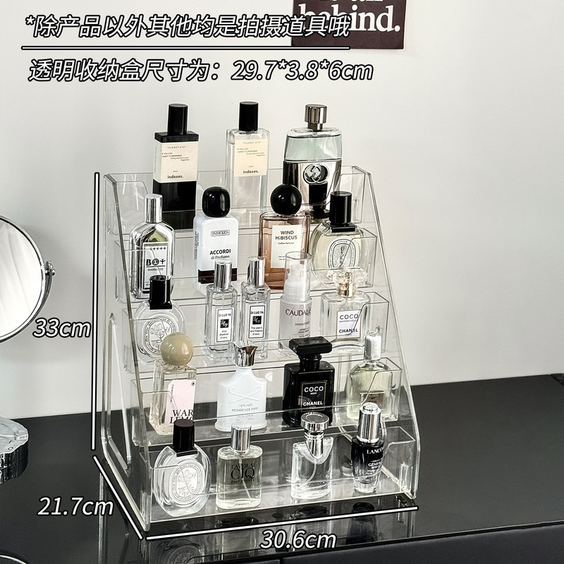 化粧品収納ラックデスクトップ収納ボックス口紅アイシャドウパレット化粧ドレッシングテーブル棚アクリルディスプレイラックキャビネット|undefined