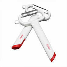 日美家用削皮器削皮刀刮皮刀平口瓜果蔬菜刨刀白色土豆瓜刨去皮