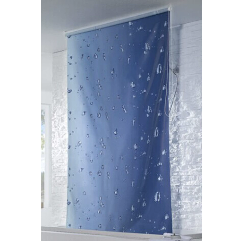 Factory direct selling 3D effect printed PEVA plastic rolling curtain plastic rolling shower curtain rolling curtain shower curtain