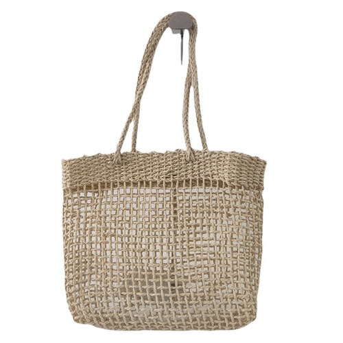 Summer new beach woven hand-held shoulder straw bag retro ladies hand-knitted handmade bag supports dropshipping