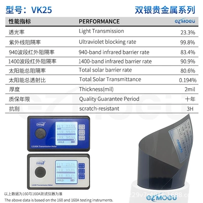 Insulation Vk70 Metal Diamond 70, Automotive Film - 15m-vk25