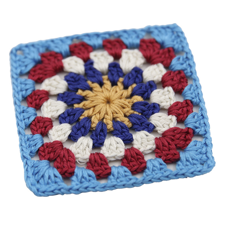 Jin Hao nueva tela de algodón tejido de encaje para platos tapete para platos restaurante creativo tapete posavasos tapete para mesa