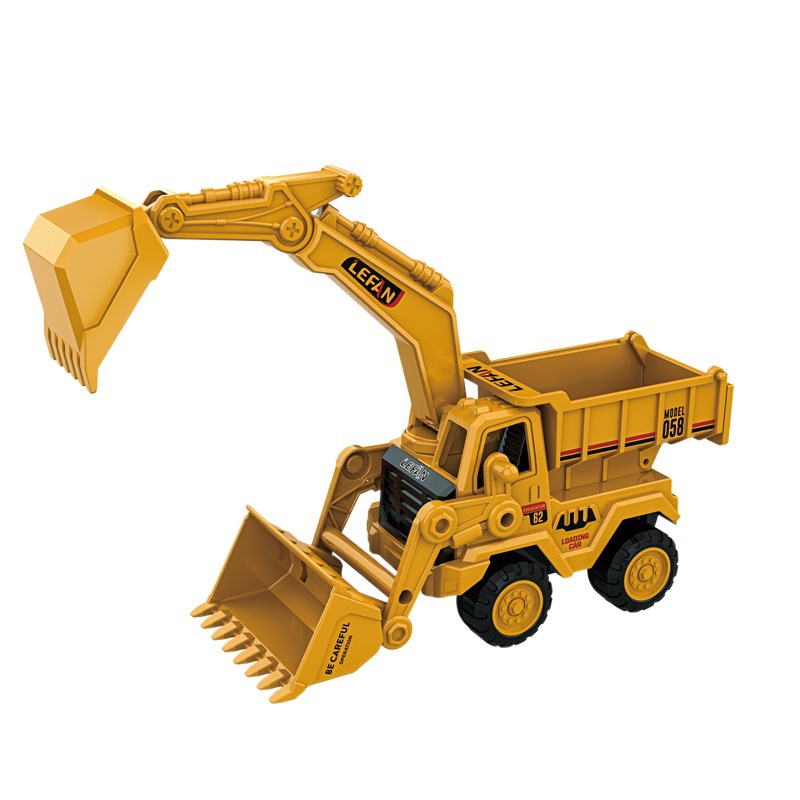 Venta al por mayor coche de juguete niño niños multifunción ingeniería vehículo inercia camión excavadora modelo bulldozer