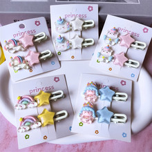 可爱卡通小熊发夹小女孩头饰儿童发卡小清新夹子刘海碎发边夹发饰