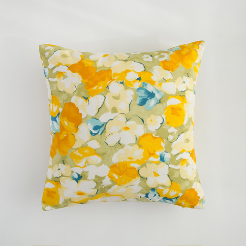 Yimanqiyun pillow cover sofa pillow double-sided printed cushion cover model room pillow does not contain core