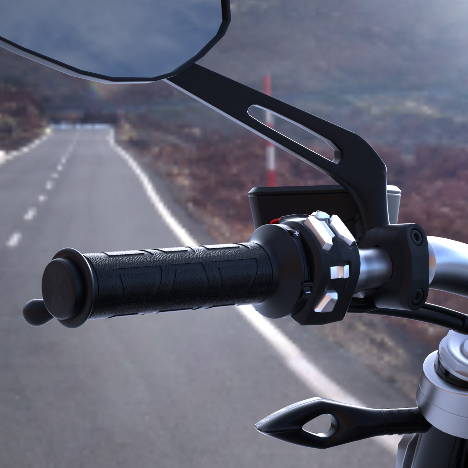 Motorcycle off-road vehicle heated grips, electric heating grips, modified energy-saving, adjustable, waterproof, sun-proof, heated grip covers