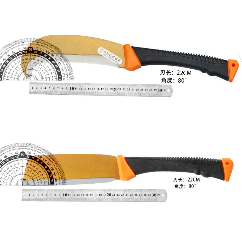 Cuchillo de leña de acero al manganeso Cuchillo especial para cortar bambú Cuchillo especial para cortar árboles