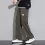 薄款夏季多口袋宽松工装裤