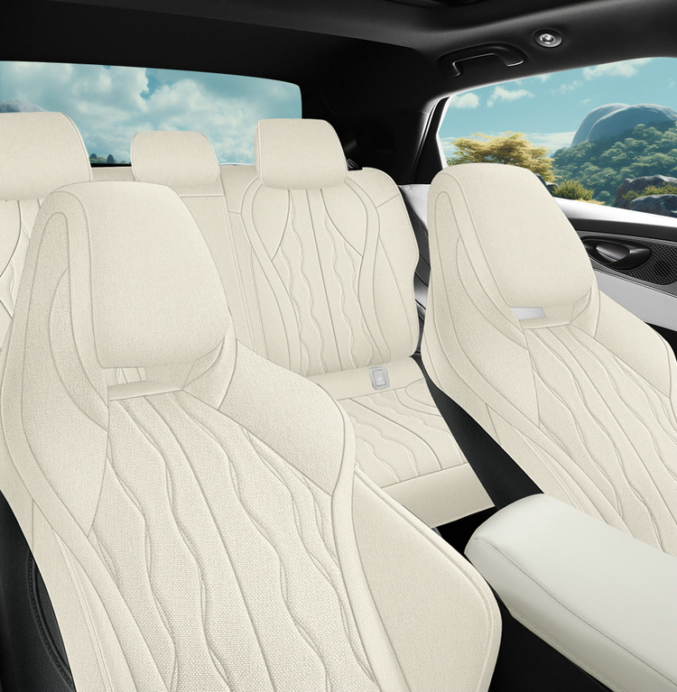 BYD Seal 06 Special Car Seat Cover Four Seasons Breathable Full Surrounding Cushion Full Hemp Car Cushion Seat Cover