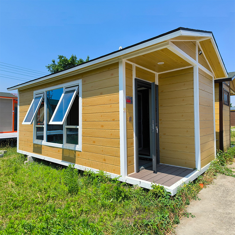 Casa móvil integrada de contenedores casa integrada de tablero móvil casa de acero ligero alojamiento móvil oficina temporal
