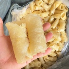 熟胶粒10头越南巴沙鱼胶芒鱼肚花胶片 淡水小斗湖赤嘴鱼胶形状