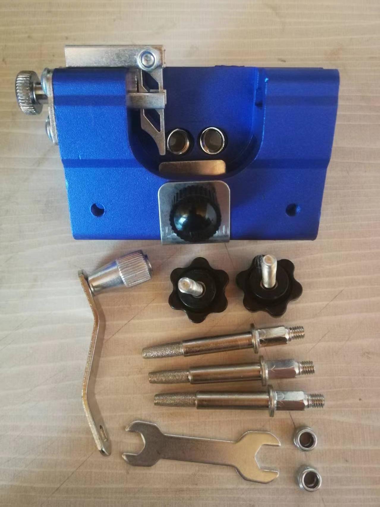 Afilador de cadenas de motosierra eléctrico manual, herramienta portátil para afilar cadenas de uso doméstico, abrazadera para afilar cadenas, cuchilla de afilado, uso transfronterizo, fabricante, venta al por mayor