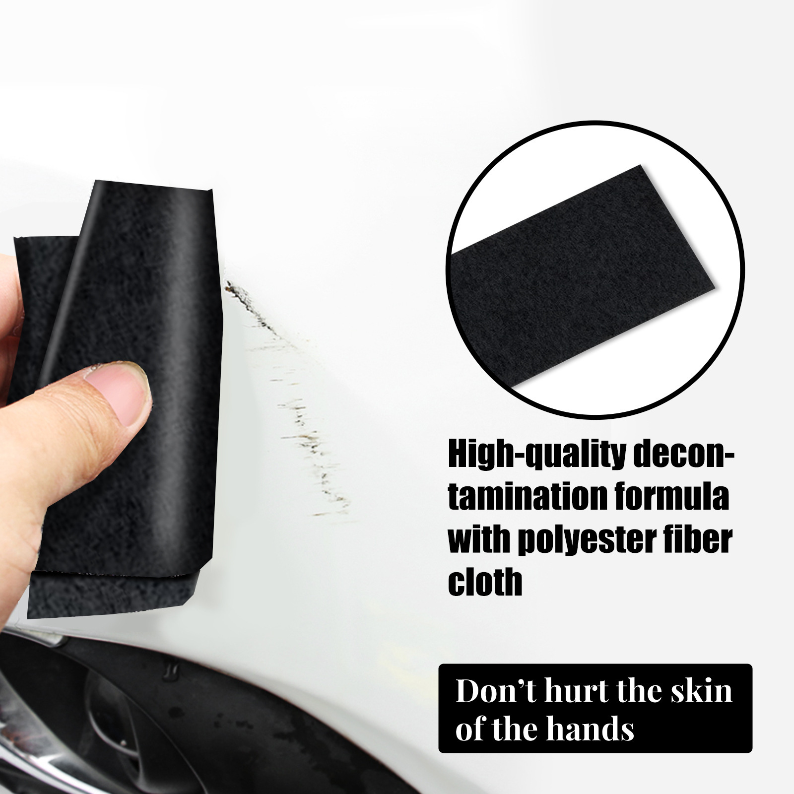Auton naarmujen pyyhkimiseen tarkoitettu nanoflash-liina Auton huolto naarmuvesipuhdistus naarmujen hoito_voghion.com