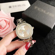 DW时尚钻石女士金表西班牙品牌手表女日内瓦合金镶钻手表批发
