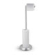 Cross-border stainless steel vertical tissue holder kitchen bathroom toilet paper holder movable toilet paper holder floor roll paper holder