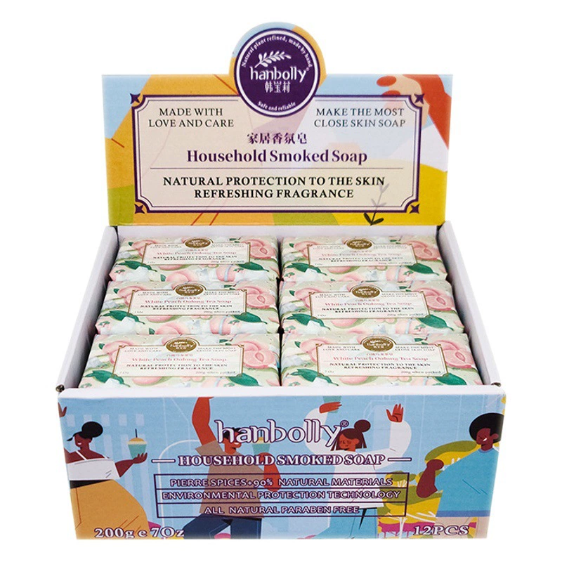 [Свадебный магазин оптом] Мыло для измельчения французского аромата Han Baoli 200g Мыло ручной работы Мыло с ручной подаркой