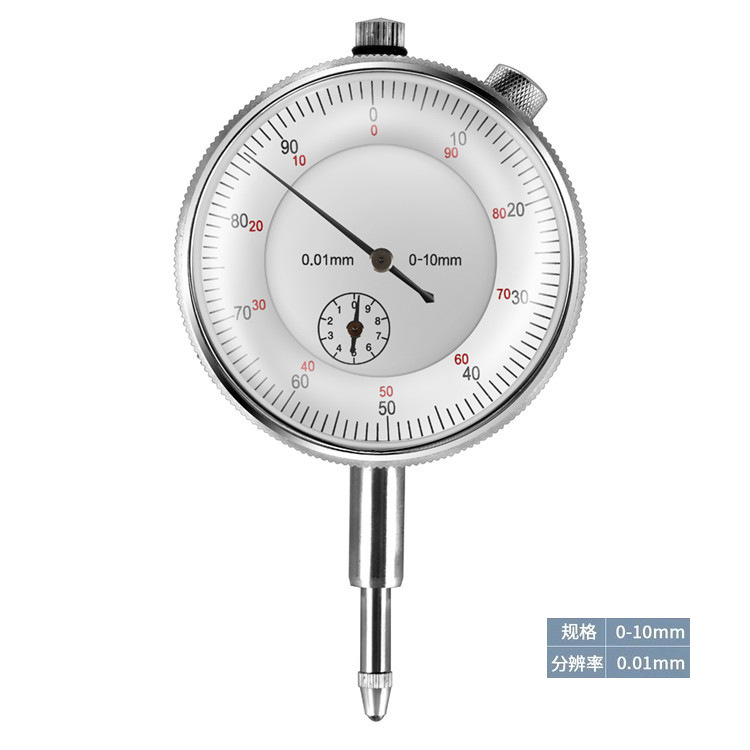 英制百分表0.01MM高精度英标指针指示表0-5/0-10MM指针百分表