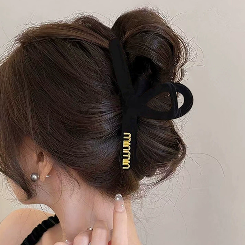 Miumiu, большая акула, ретро-заколка для волос, заколка-краб, высококачественный стиль, стиль Chanel, оптовая продажа